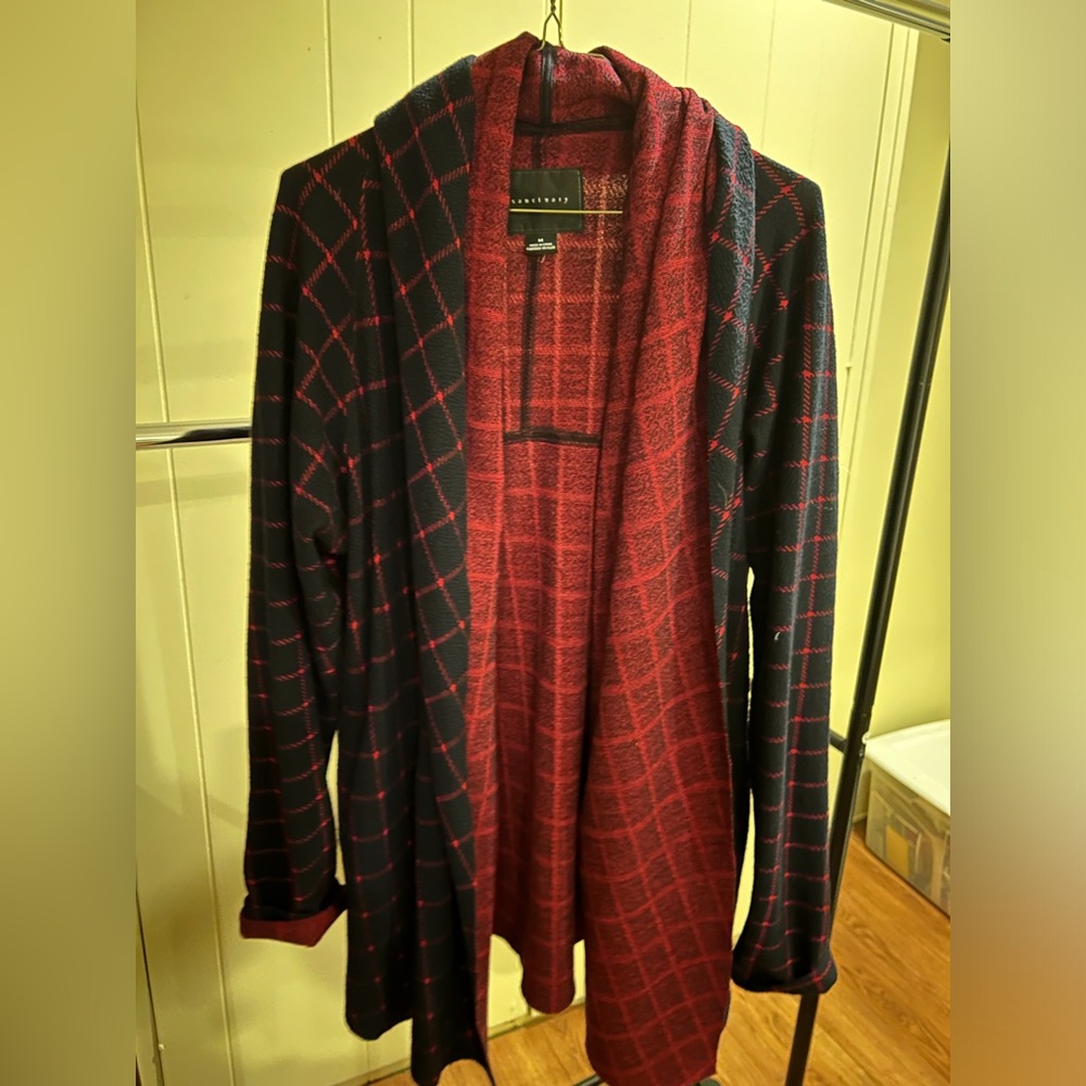 Warm loose jacket.
